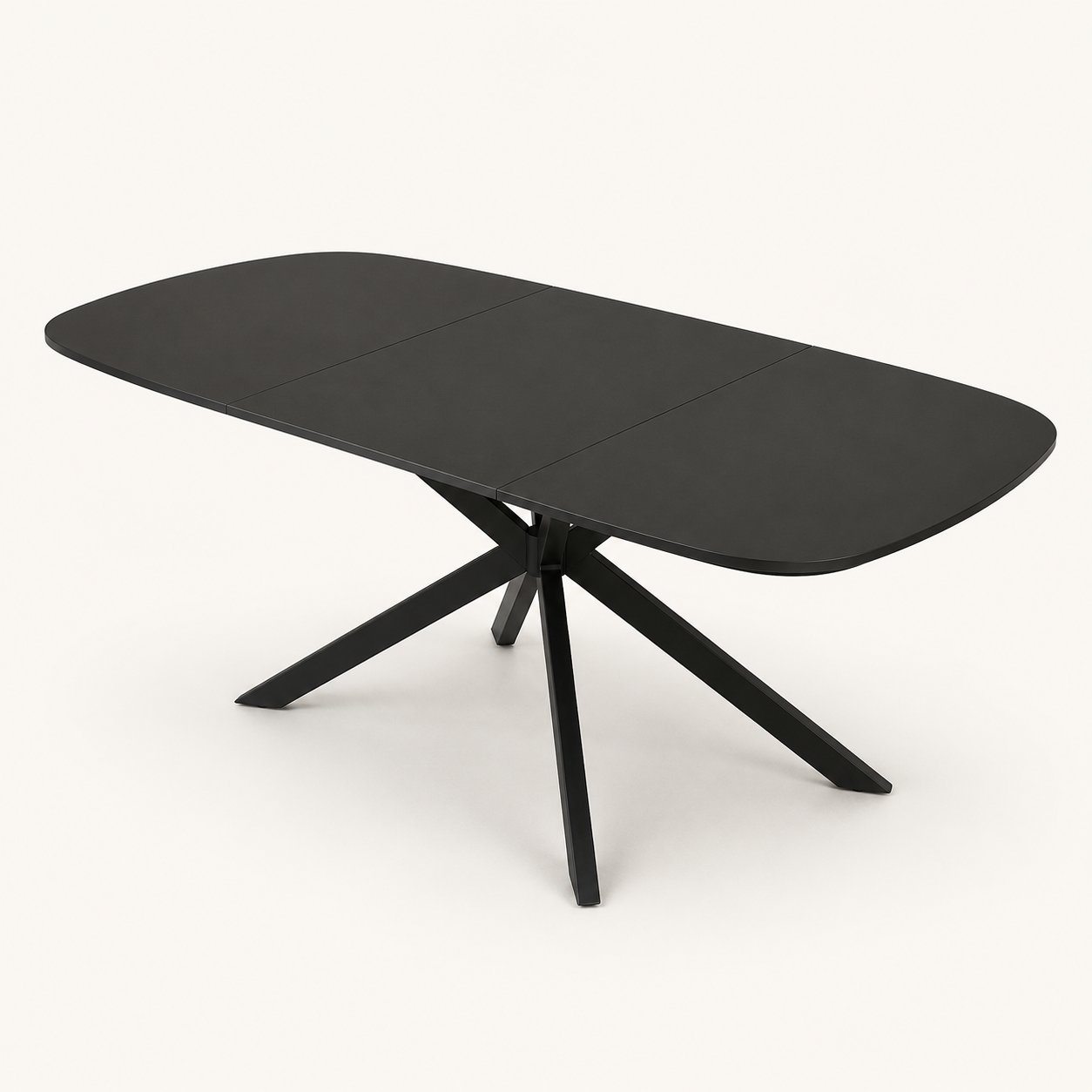 Mesa extensible de comedor con extensión integrada y apertura hasta 160 cm
